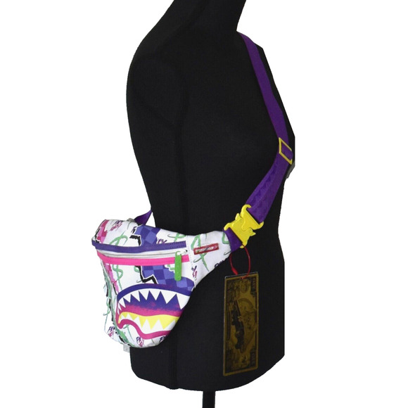 B8 NWT UNITED SHARKS OF SPRAYGROUND Limited Ed One Trillion Dollar Bill Tag Bag - Picture 4 of 7